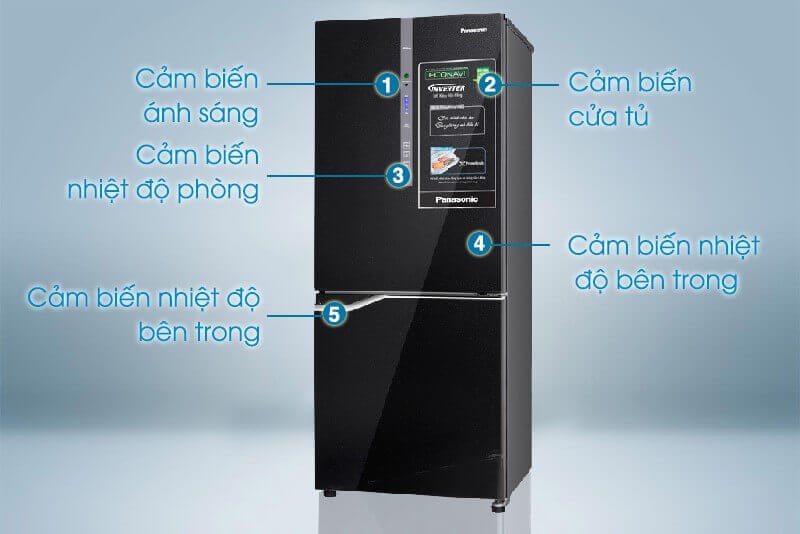 Thiết kế ưu việt của tủ lạnh Panasonic