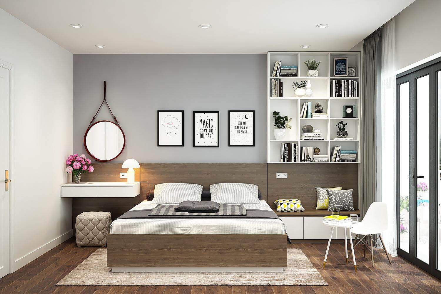 Các đồ nội thất phòng ngủ và cách sắp xếp trang trí nội thất theo xu hướng mới