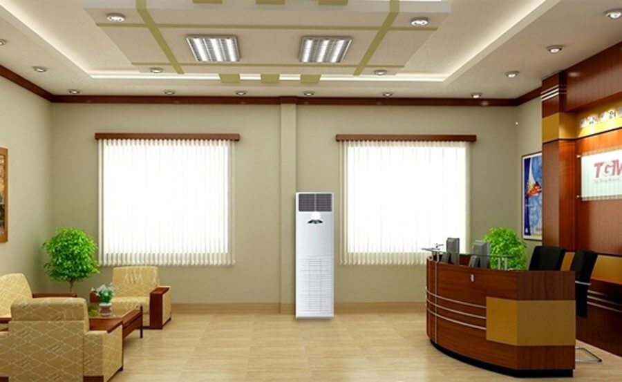 Máy lạnh tủ đứng với phong cách hiện đại tăng tính thẩm mỹ cho nơi làm việc của bạn